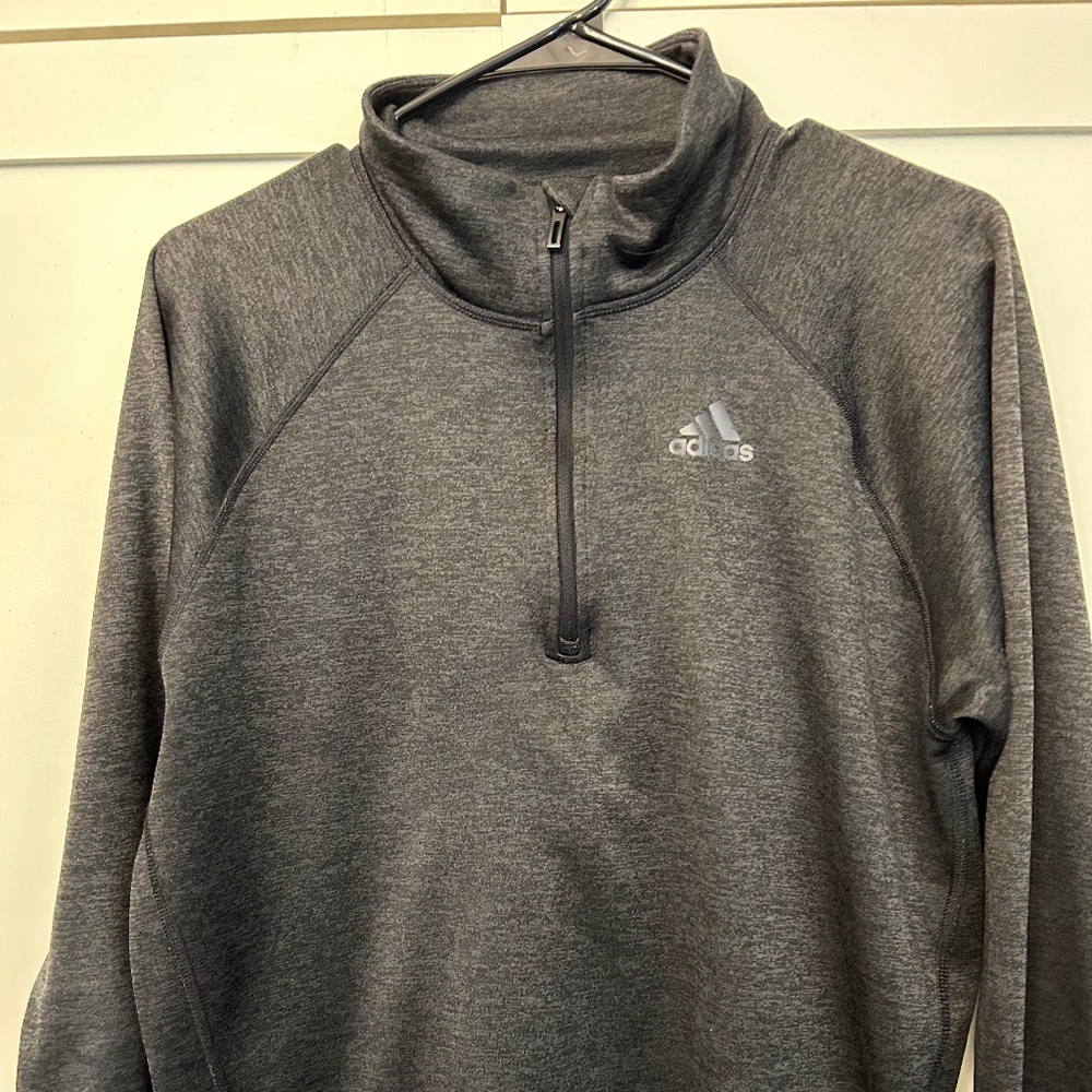 Adidas Climalite Lightweight 3/4 zip sweatshirt
